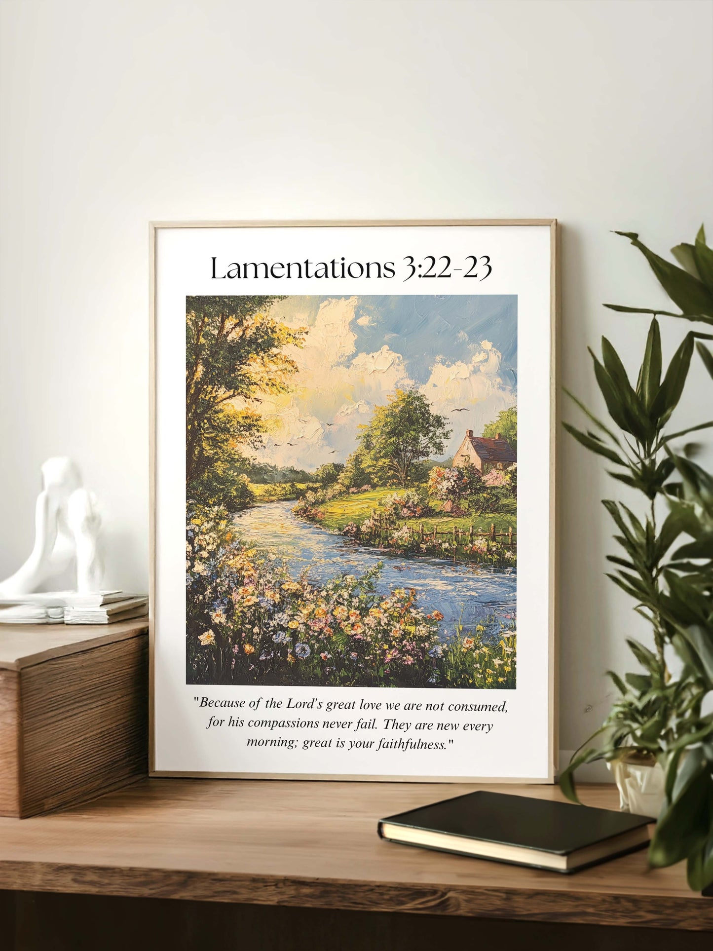 Lamentations 3:22-23 Artwork