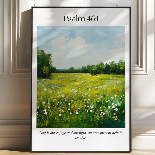 Psalm 46:1 Artwork