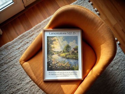Lamentations 3:22-23 Artwork
