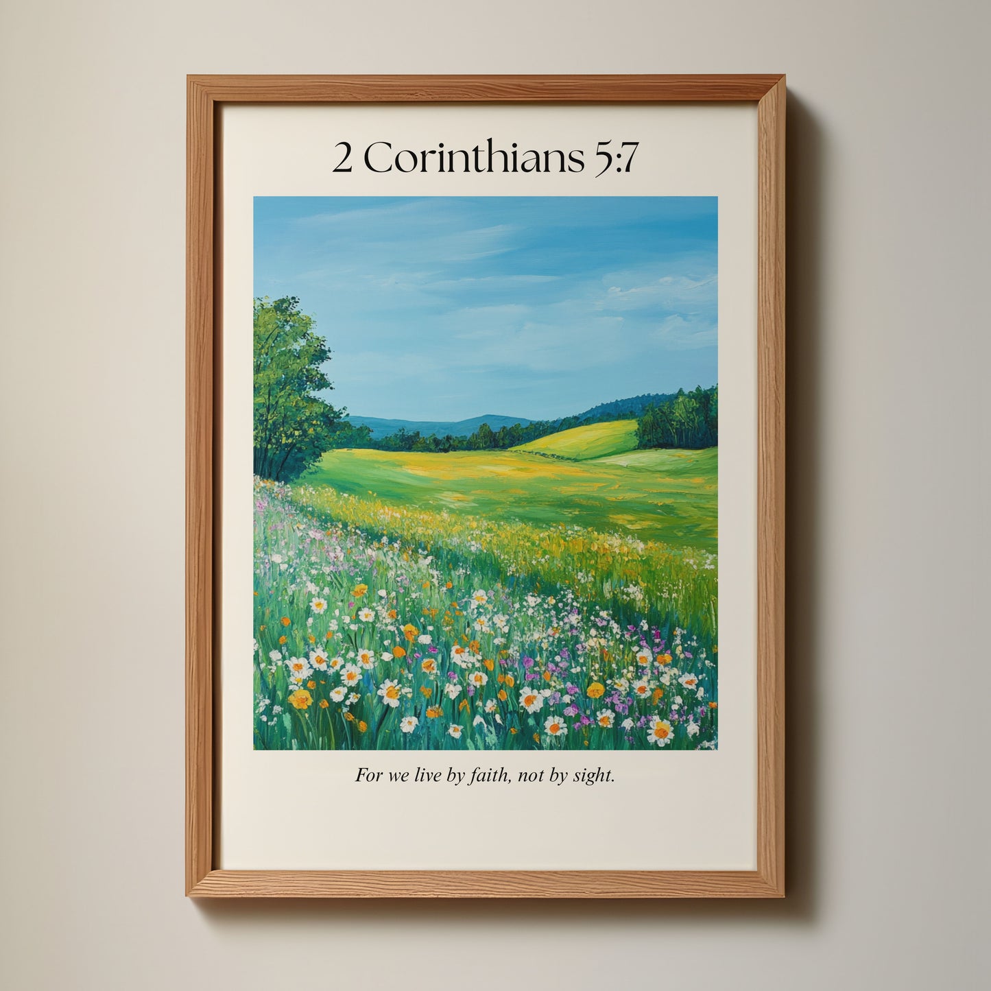 2 Corinthians 5:7 Artwork