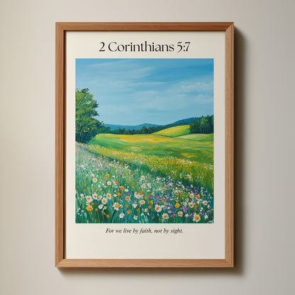 2 Corinthians 5:7 Artwork