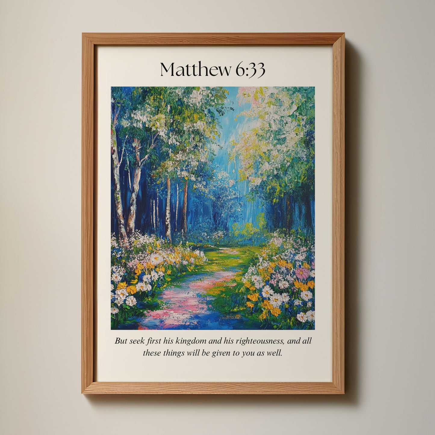 Matthew 6:33 Artwork