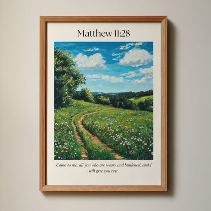 Matthew 11:28 Artwork
