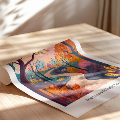 Exodus 14:14 Artwork