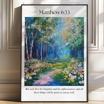 Matthew 6:33 Artwork